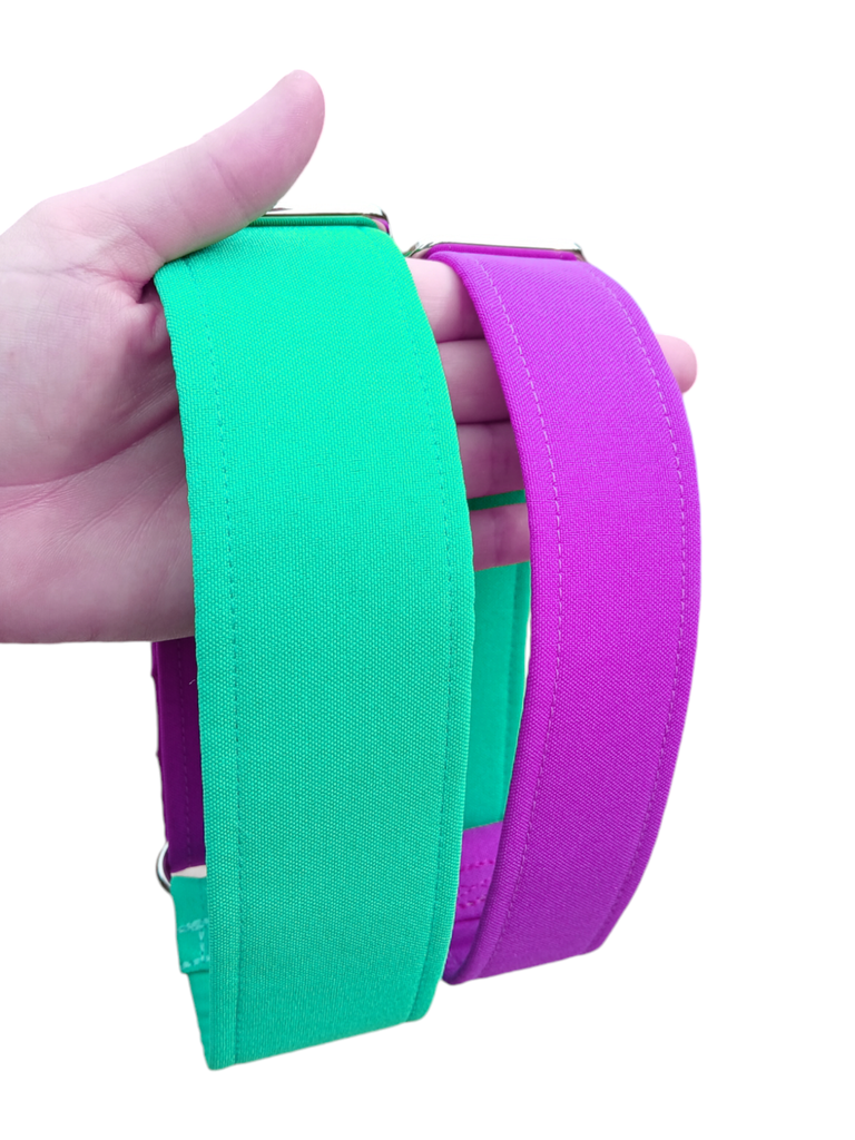Collar martingale colors verde/ ciclamen 