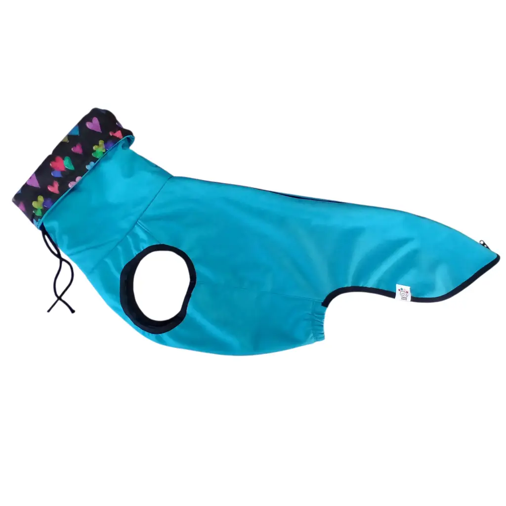 Softshell LIBERTY azul agua jaspeado (S)