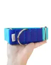 Collar martingale color azul oscuro/azul claro