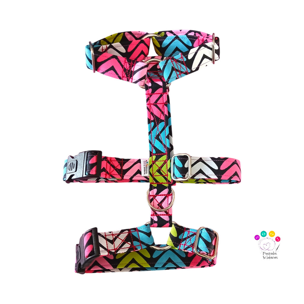 Arnés 3 puntos flechas impermeable a medida 