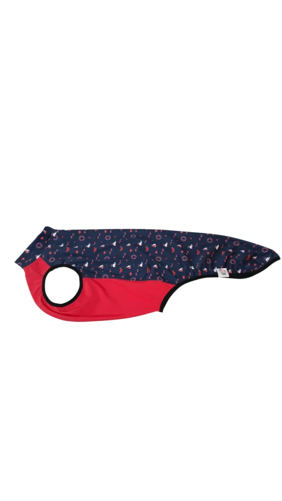 Lycra sport  marinero + rojo