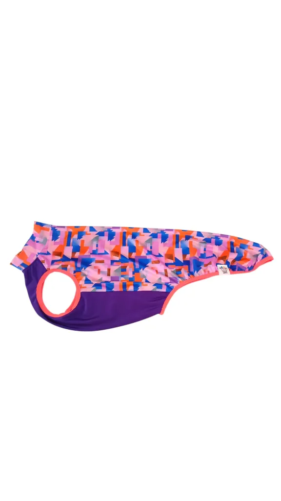 Lycra sport cuadros  + morado