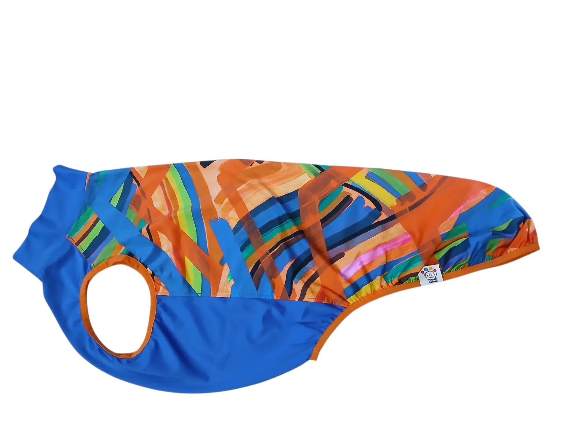 Lycra sport pinceladas+azul