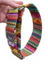 Collar martingale étnica rosa 