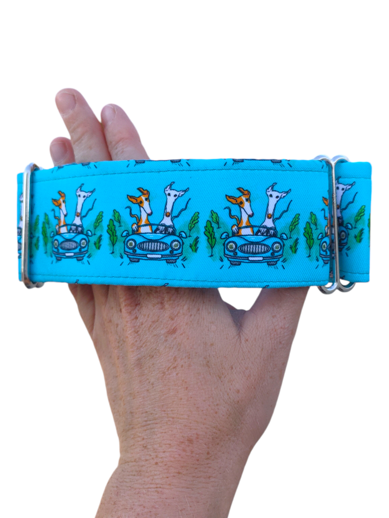 Collar martingale Bon Voyage personalizado  (4 cm)