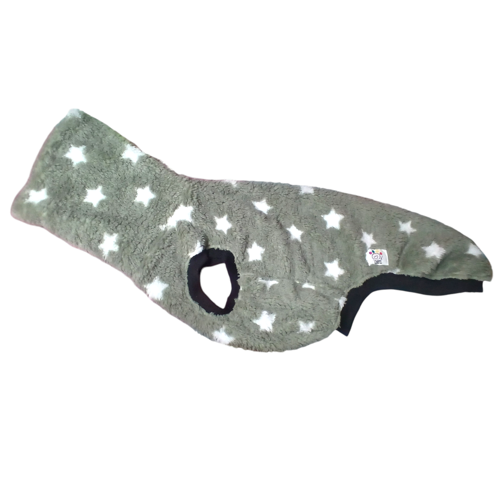 Abrigo de sherpa  verde (S)