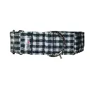 Collar martingale Vichy negro