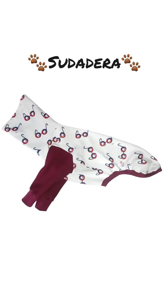 Sudadera gafas con patitas  (S)