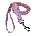 Correa de mano vichy naranja/lila  de 1,20 m