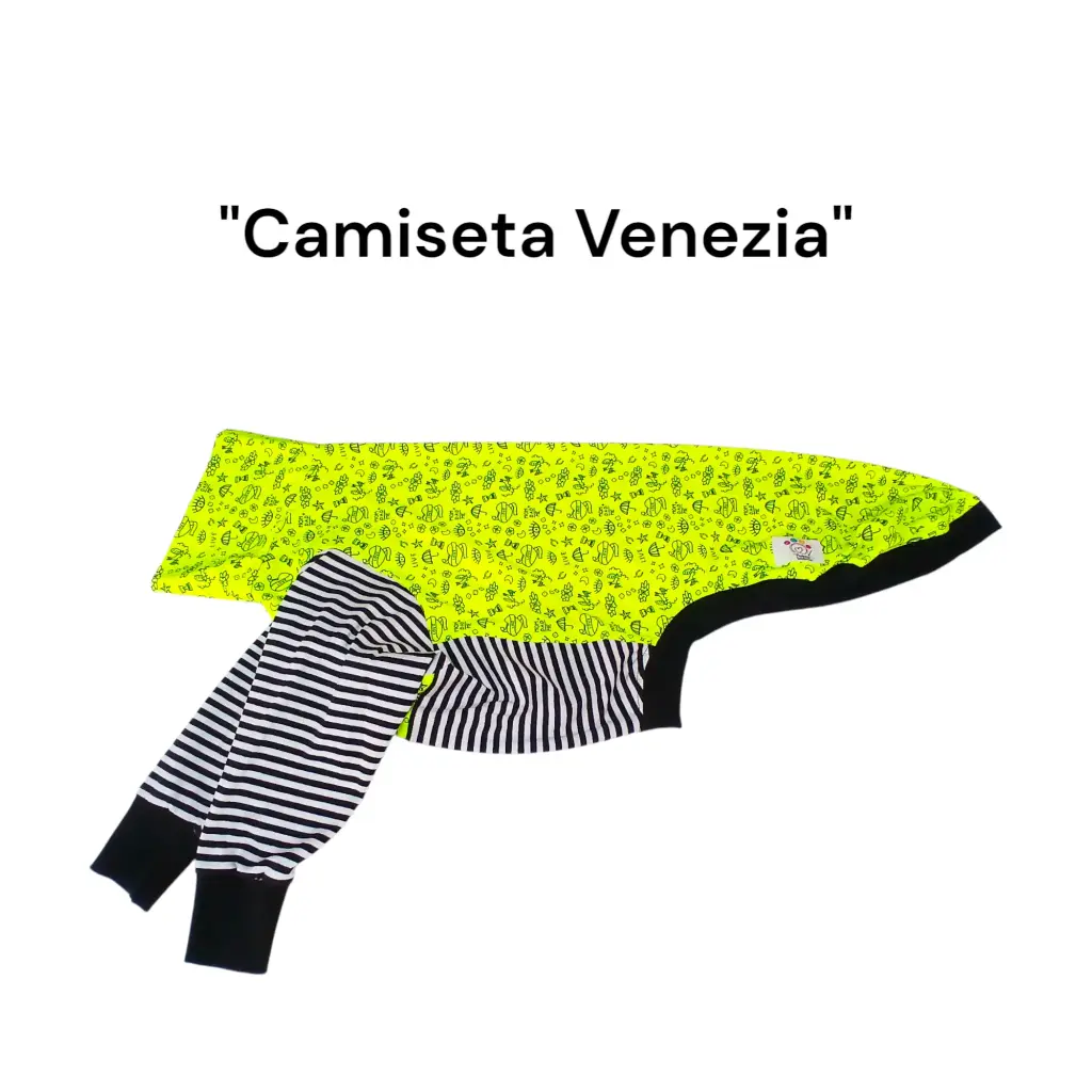 Camiseta Venezia amarillo flúor (M1)