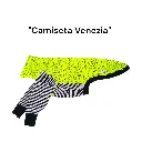 Camiseta Venezia amarillo flúor