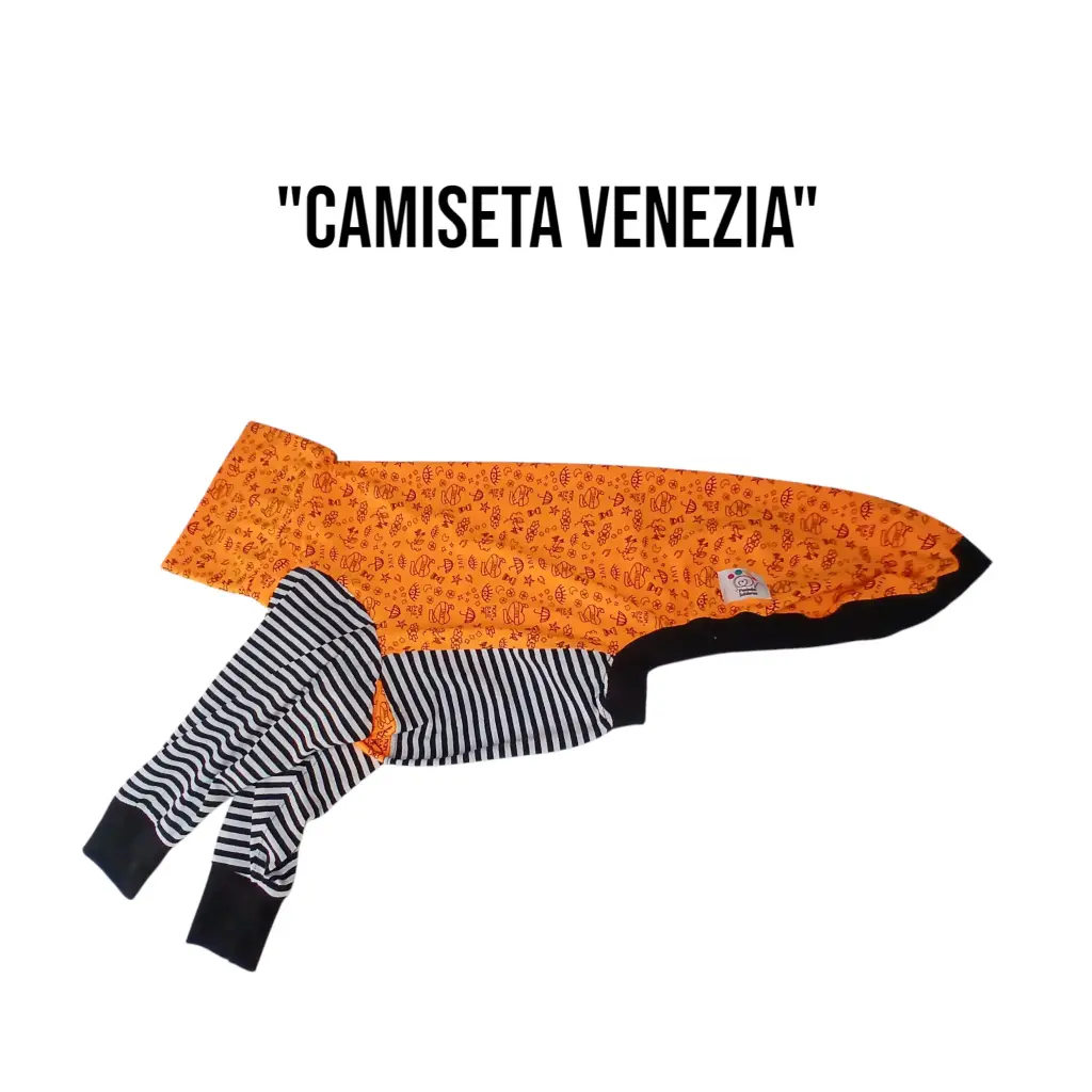 Camiseta Venezia naranja flúor   (M1)