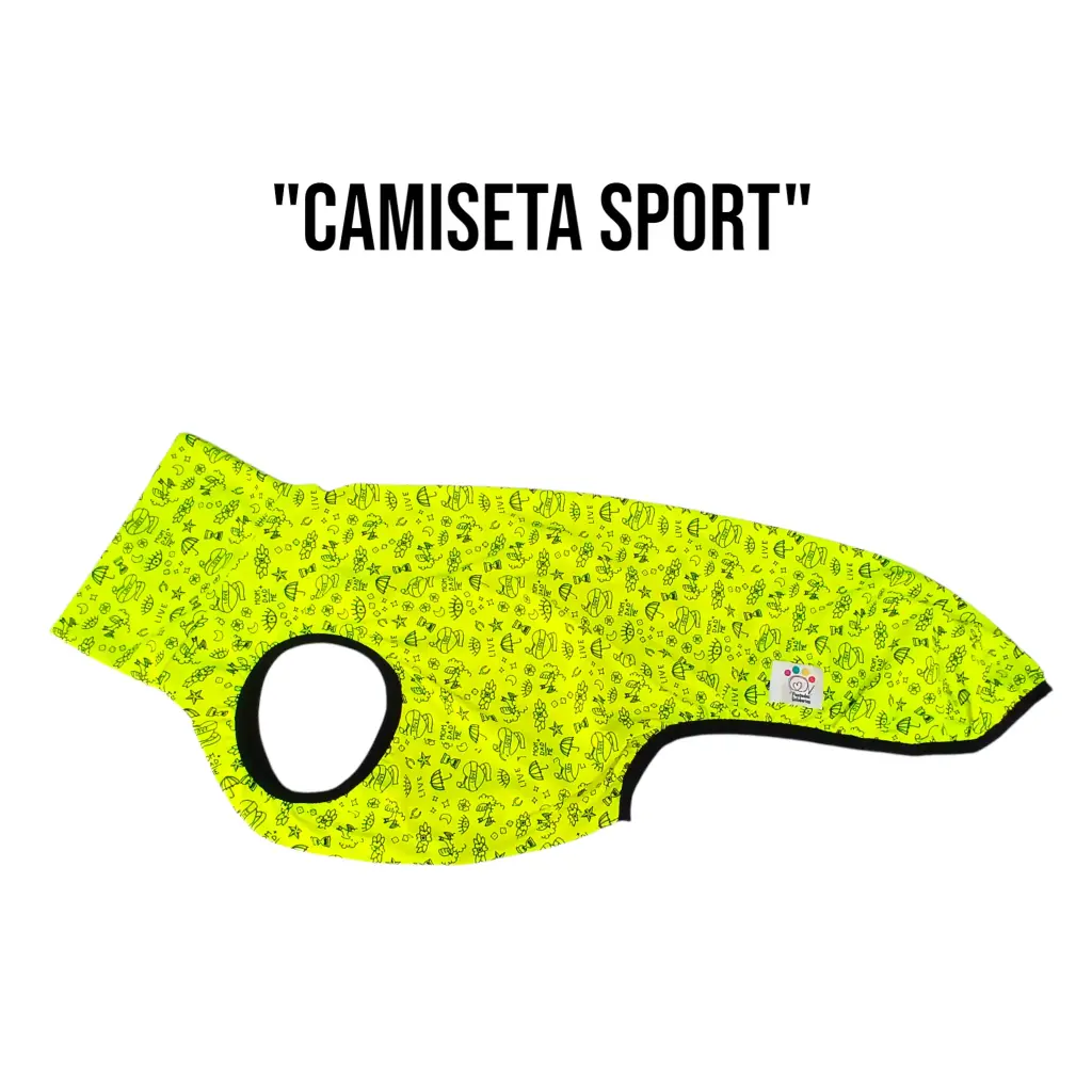 Camiseta Sport amarillo flúor    