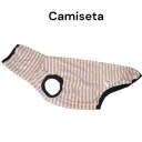 Camiseta de Rayas crema 