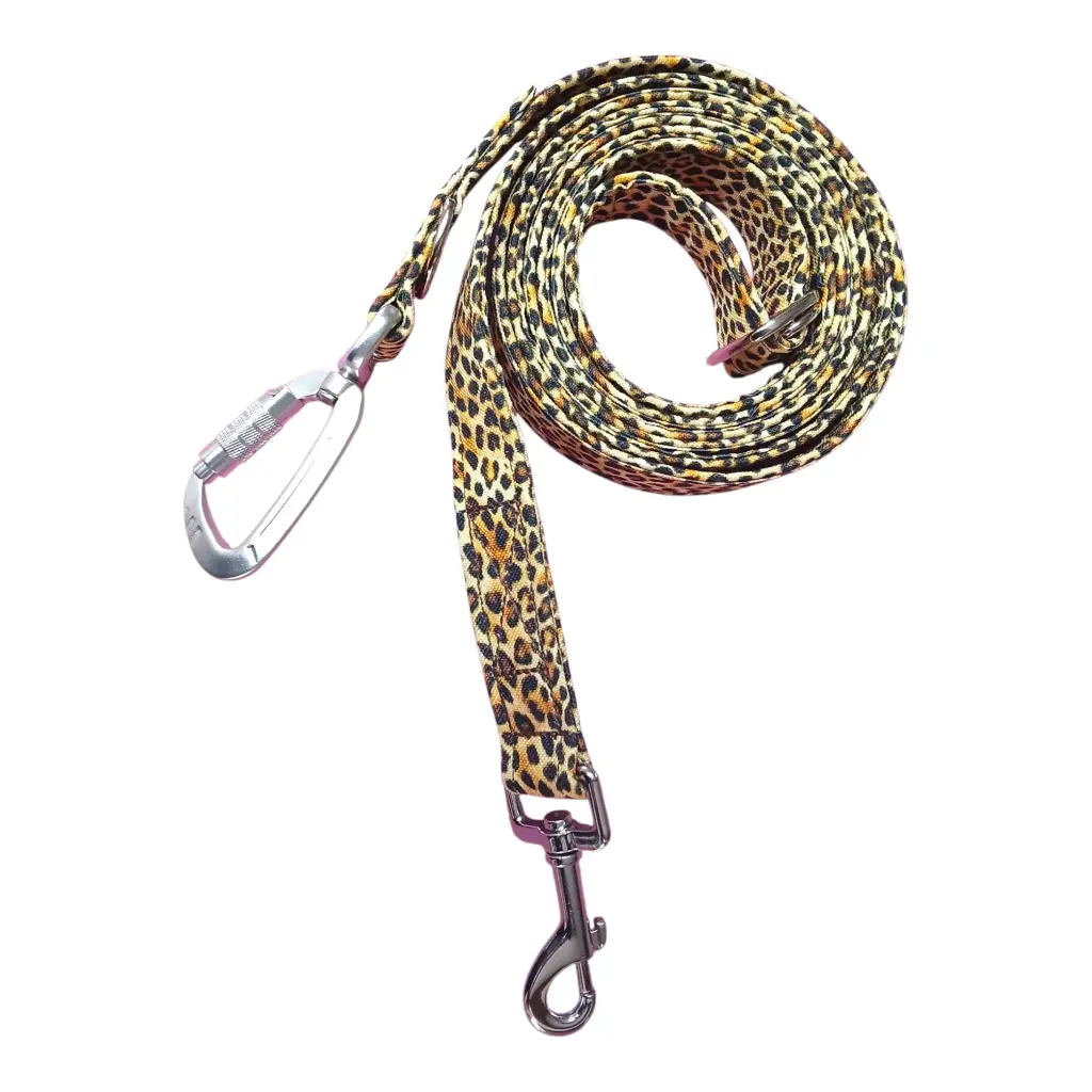 Correa multiposicion  leopardo impermeable 2,50m 