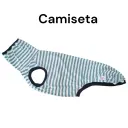 Camiseta de Rayas verde agua