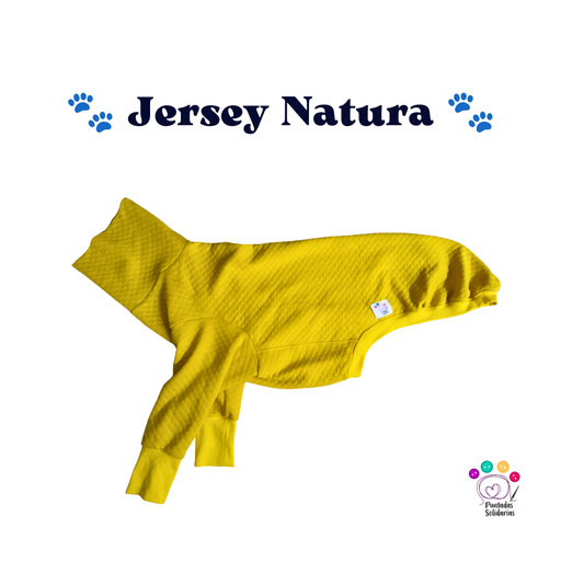 Jersey Natura con patitas Amarillo (elige tu talla)